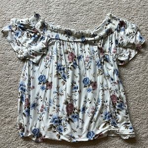 American Eagle Soft & Sexy Floral Shirt